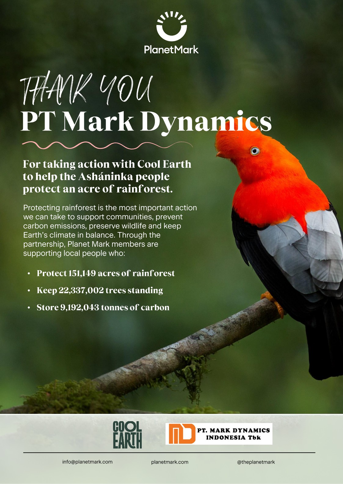 Sertifikasi Planet Mark 1